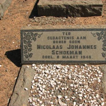 SCHOEMAN Nicolaas Johannes -1948