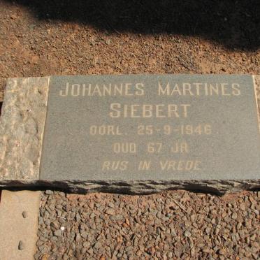 SIEBERT Johannes Martines -1946