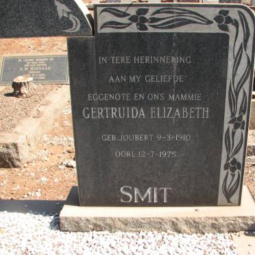 SMIT Cornelius Abraham 1905-1977 &amp; Gertruida Elizabeth JOUBERT 1910-1975