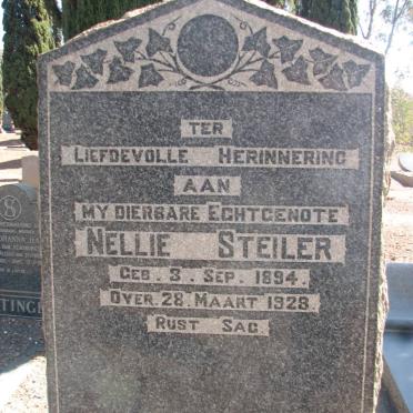 STEILER Nellie 1894-1928