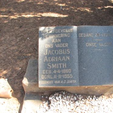 SMITH Jacobus Adriaan 1880-1955 &amp; Anna Catharina VILJOEN 1878-1947