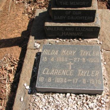 TAYLER Clarence 1884-1975 &amp; Hilda Mary 1888-1965 :: HANNAY Valerie :: HANNAY Elizabeth
