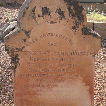 VORSTER Pieternella Susanna nee PRINSLOO 1815-1901