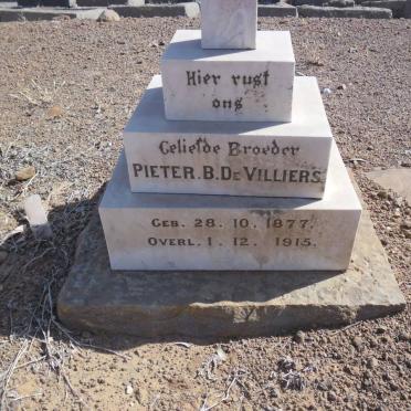 VILLIERS Pieter B. de 1877-1915