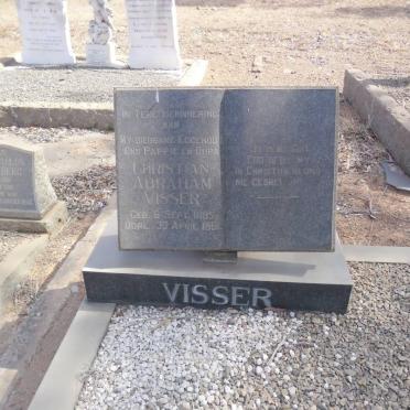VISSER Christian Abraham 1895-1961 &amp; Louisa Joubertha 1903-1979