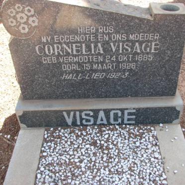VISAGE Cornelia nee VERMOOTEN 1885-1926