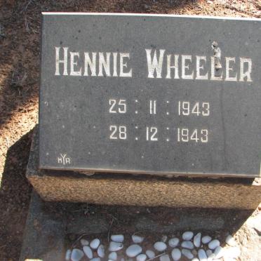 WHEELER Hennie 1943-1943