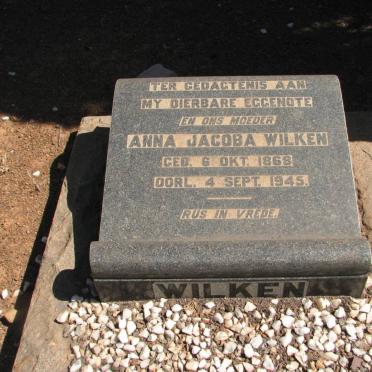 WILKEN Anna Jacoba 1868-1945