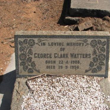 WATTERS George Clark 1905-1956