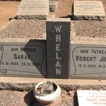 WHELAN Robert John 1882-1934 &amp; Sarah 1889-1965