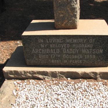 WATSON Archibald -1959