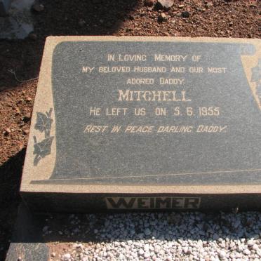 WEIMER Mitchell -1955 &amp; Hester Alletta 1896-1977