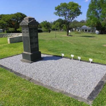 05. Overview of HALL Family grave