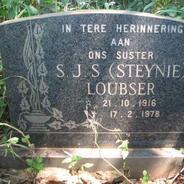 LOUBSER S.J.S. 1916-1978