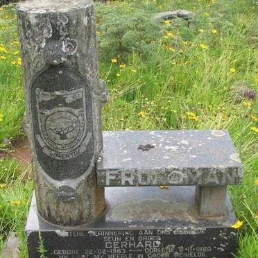 FRONEMAN Gerhard 1963-1980