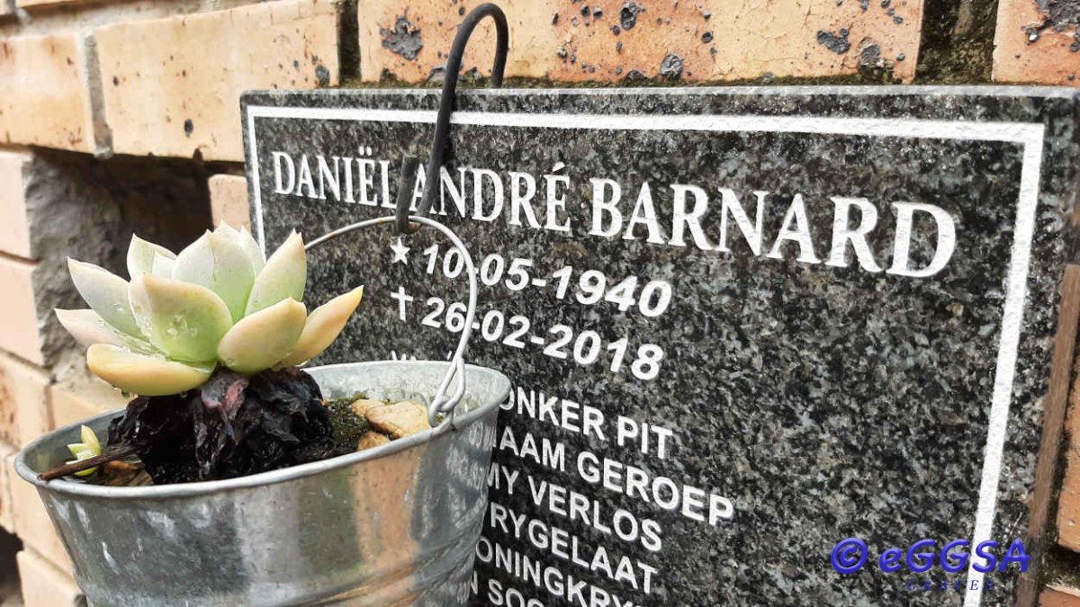 BARNARD Daniël André 1940-2018