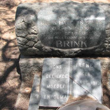 BRINK Louis Matthys 1905-1950 &amp; Irene 1913-