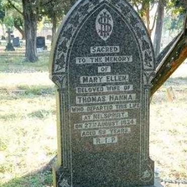 HANNA Mary Ellen 1875-1934
