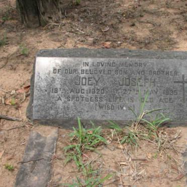 JOSEPH Joey 1920-1935