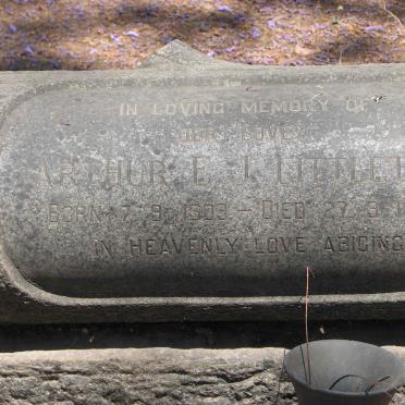 LITTLETON Arthur E. 1903-1955