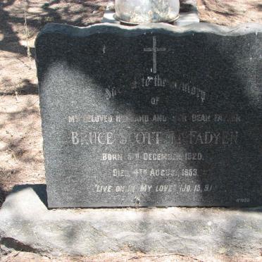 McFAYDEN Bruce Scott 1920-1953