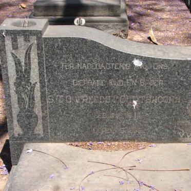 OUDTSHOORN S.T.O., v. Reede van