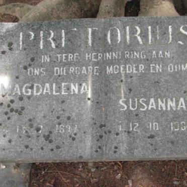 PRETORIUS Magdalena Susanna 1897-19?6