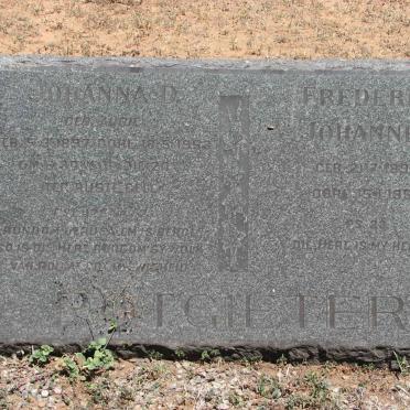 POTGIETER Frederik Johannes 1890-195? &amp; Johanna D. 1897-1953