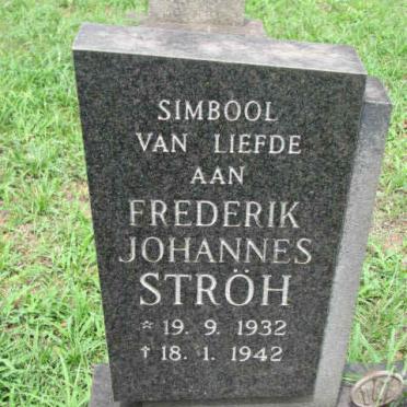 STRÖH Frederik Johannes 1932-1942