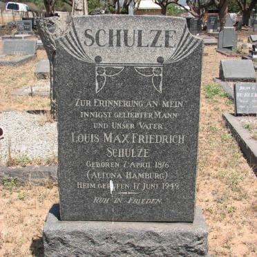 SCHULZE Louis Max Friedrich 1876-1949