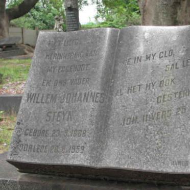 STEYN  Willen Johannes 1888-1959