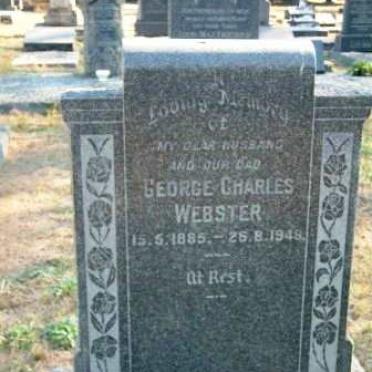 WEBSTER George Charles 1885-1948