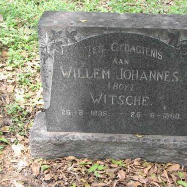 WITSCHE Willem Johannes 1896-1960