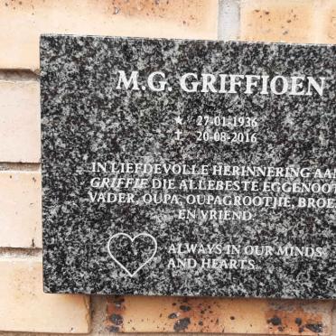 GRIFFIOEN M.G. 1936-2016