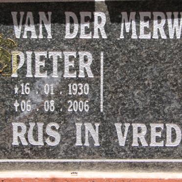 MERWE Pieter, van der 1930-2006