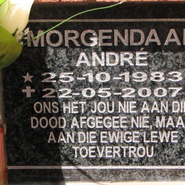 MORGENDAAL André 1983-2007
