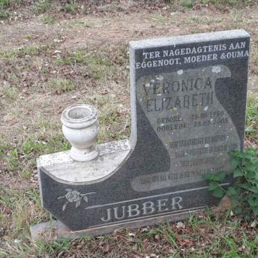 JUBBER Veronica Elizabeth 1950-2005