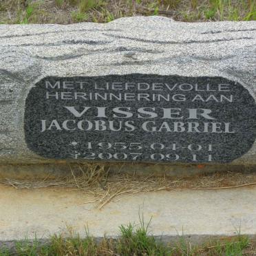 VISSER Jacobus Gabriel 1955-2007