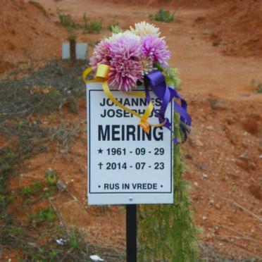 MEIRING Johannes Josephus 1961-2014