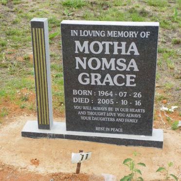 MOTHA Nomsa Grace 1964-2005