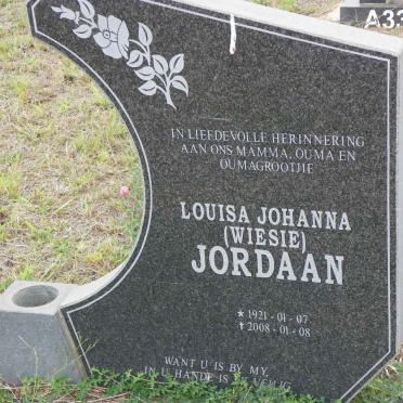 JORDAAN Louisa Johanna 1921-2008