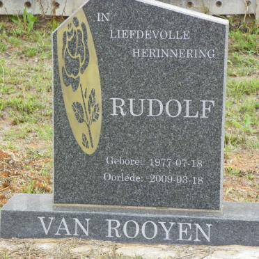 ROOYEN Rudolf, van 1977-2009