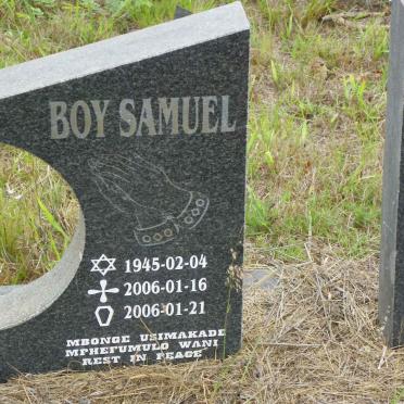 SAMUEL Boy 1945-2006