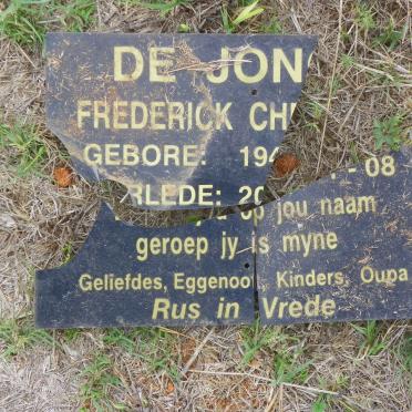 JON?? Frederick Ch??, de 194?-20??