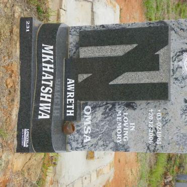 MKHATSHWA Nomsa Lawreth 1961-2006