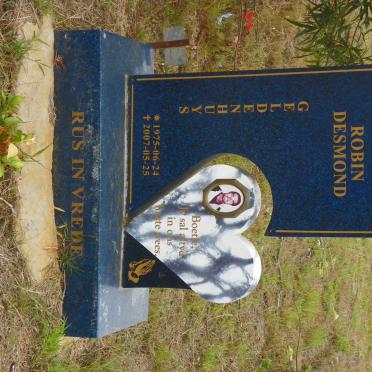 GELDENHUYS Robin Desmond 1975-2007