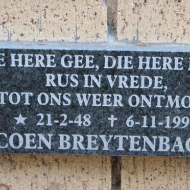 BREYTENBACH Coen 1948-1999
