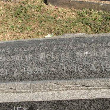 BOSHOFF Hendrik Petrus 1938-1975