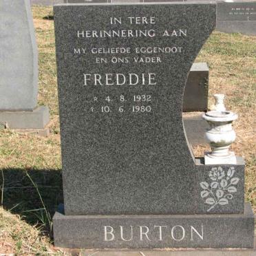BURTON Freddie 1932-1980