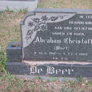 BEER Abraham Christoffel, de 1912-1983
